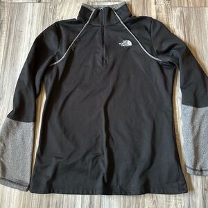 The North Face MTN Culture Quarter Zip Pullover Shirt Jacket in Black Size Large